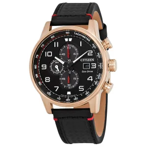 Citizen Primo Chronograph Black Dial Men's Watch CA0683-08E