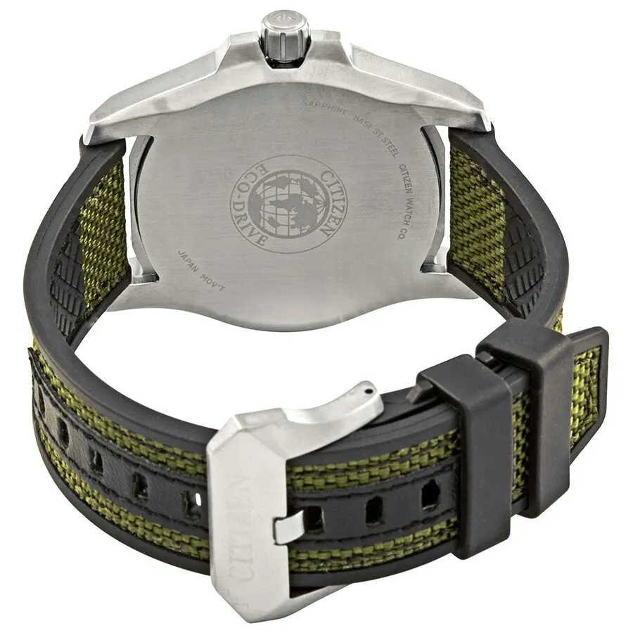 Citizen Promaster Tough Green Dial Eco-Drive Green Fabric Men's Watch BN0211-09X