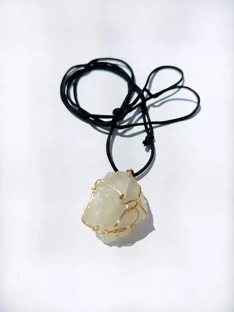 Clear Quartz Crystal Necklaces