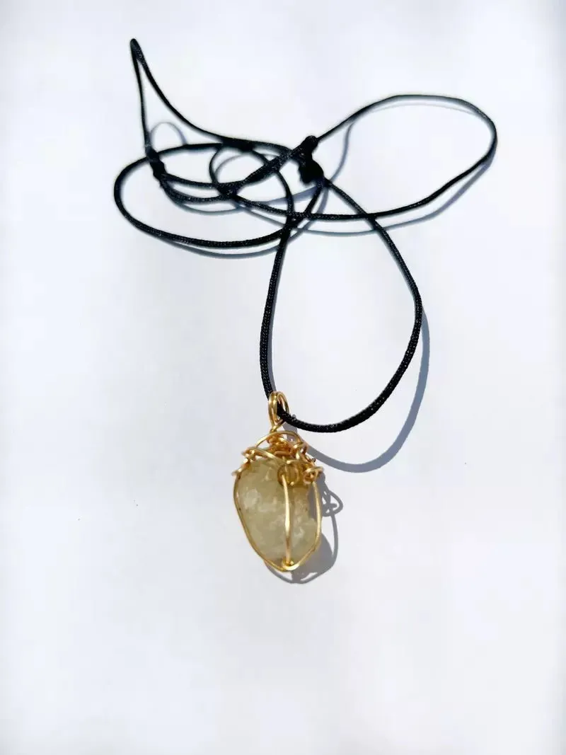 Clear Quartz Crystal Necklaces