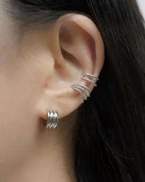 CLEOPATRA Hoops in Silver