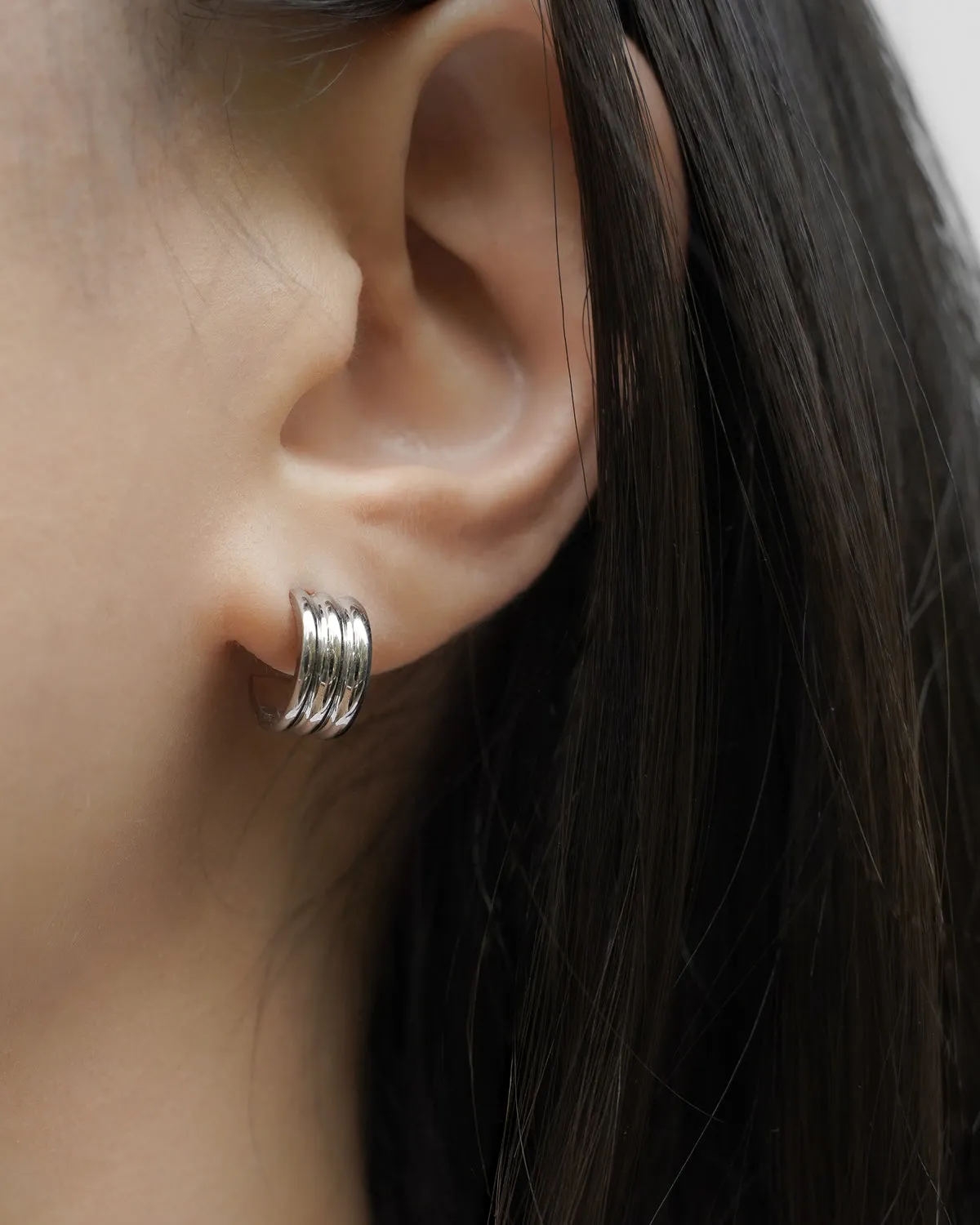 CLEOPATRA Hoops in Silver