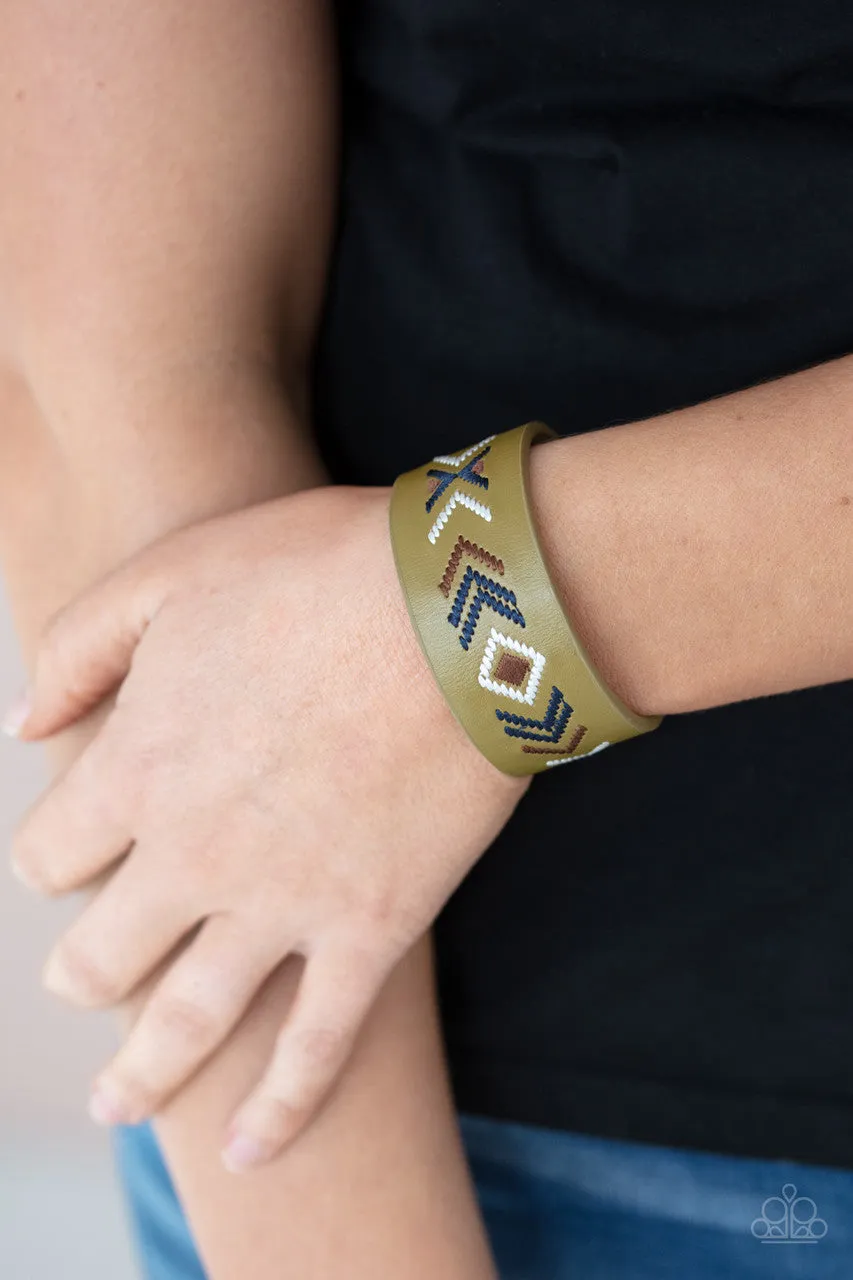 Cliff Glyphs Multi Paparazzi Bracelet