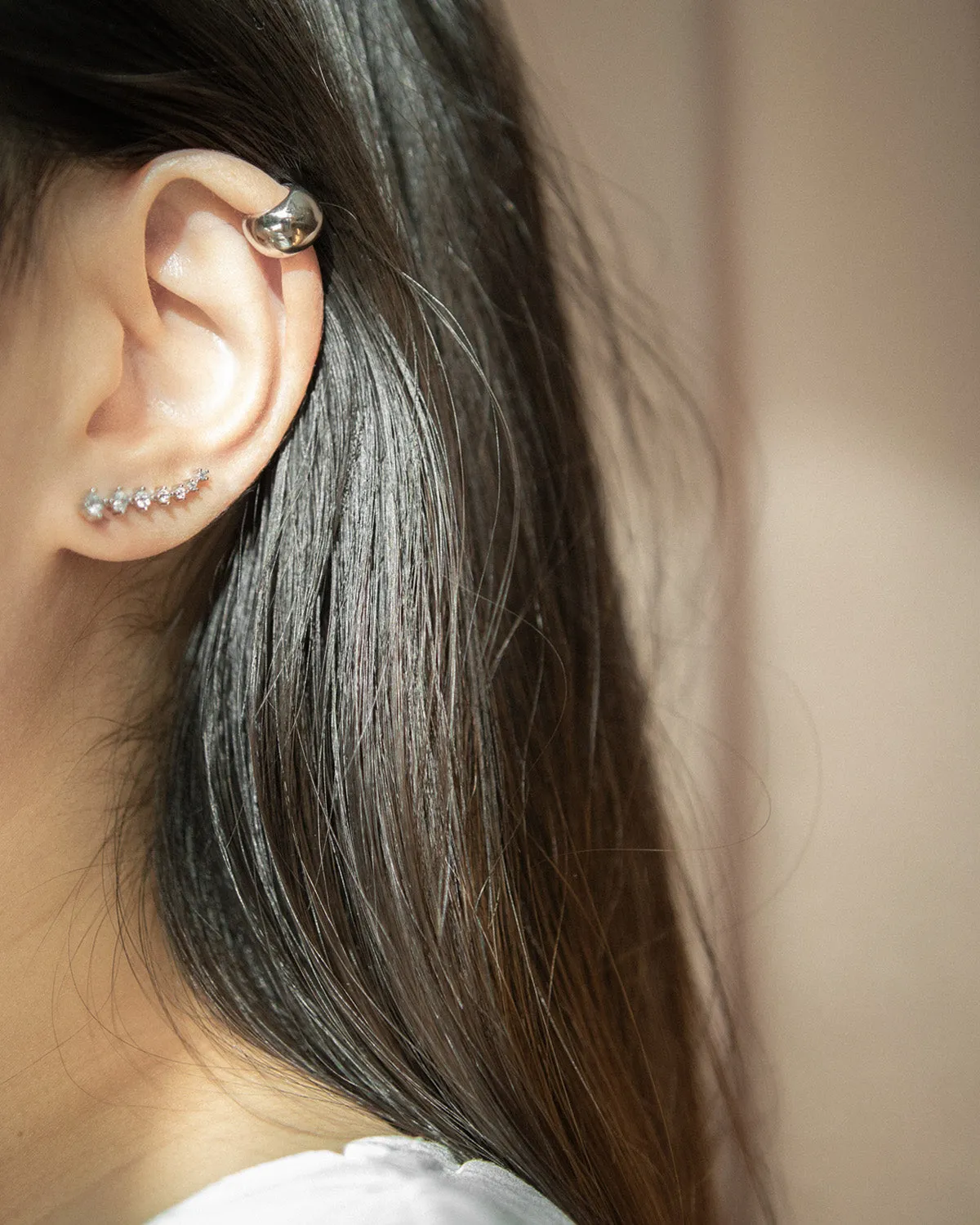 COCOON Ear Cuffs in Silver