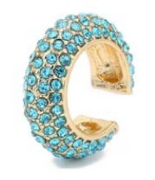 Colorful Jeweled Rhinestone Max Ear Cuffs