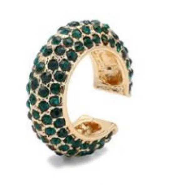 Colorful Jeweled Rhinestone Max Ear Cuffs