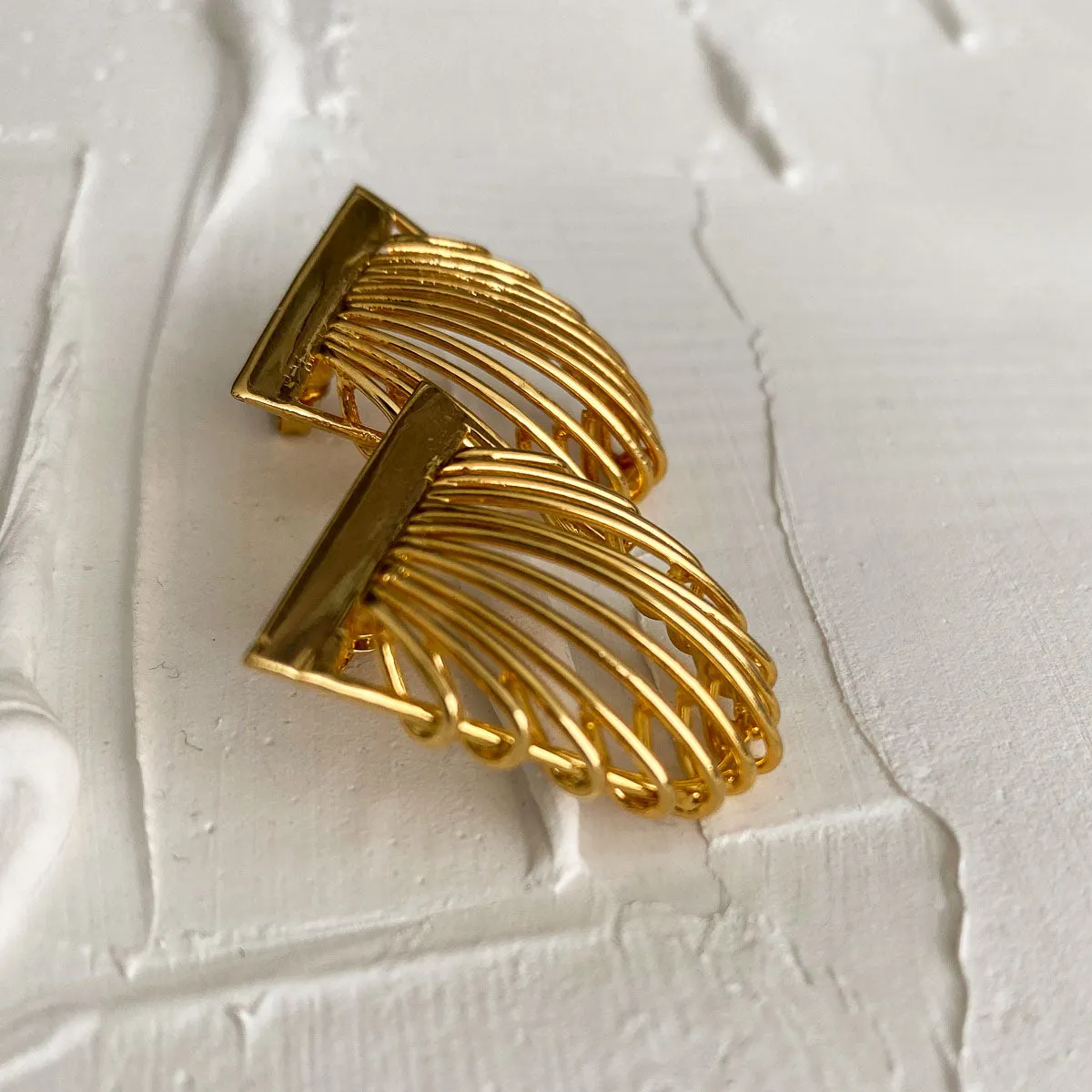 COPRI EARRINGS GOLD VERMEIL
