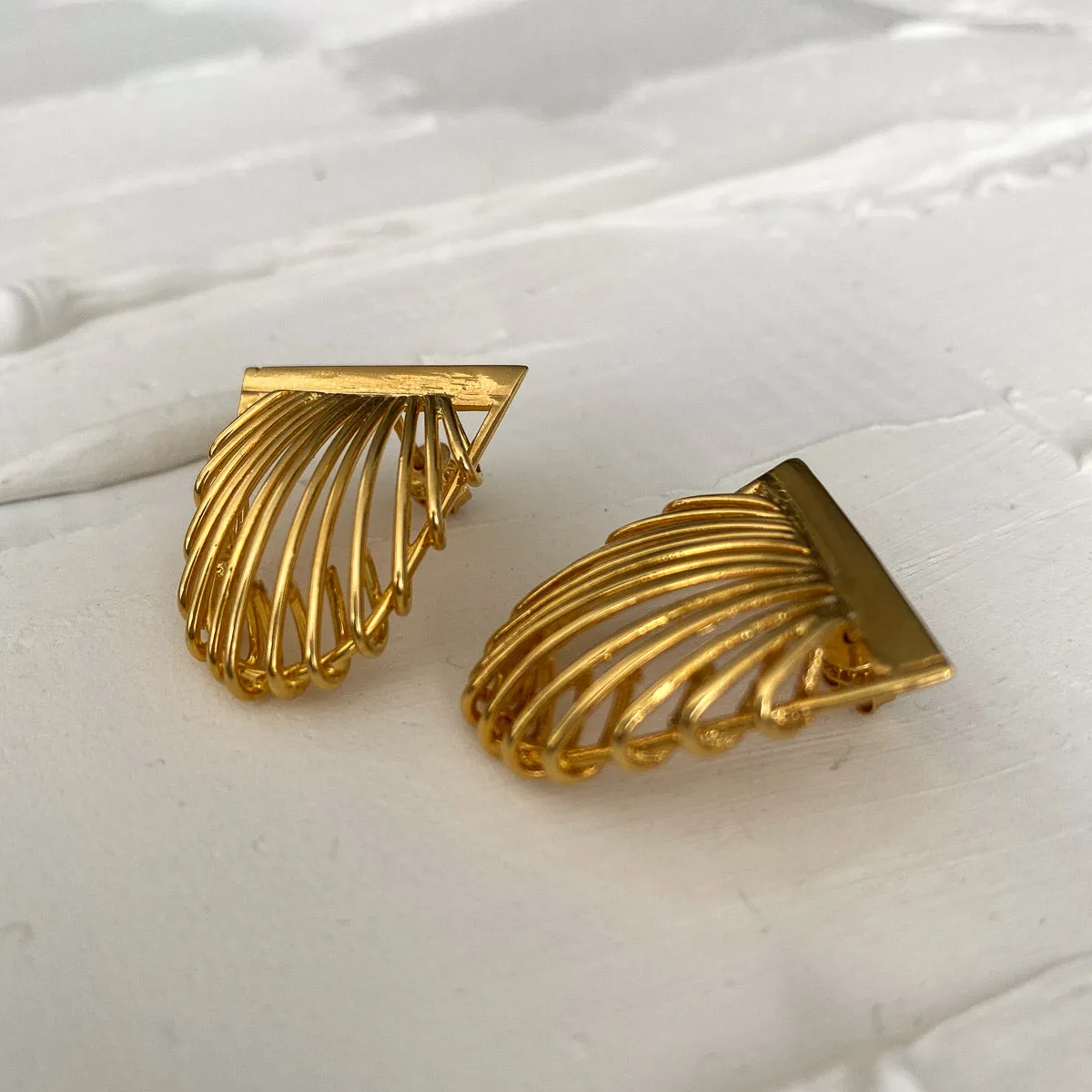 COPRI EARRINGS GOLD VERMEIL