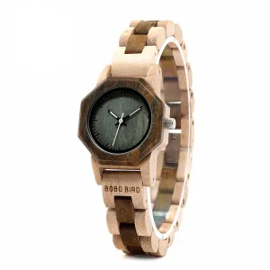 Creative Wooden Quartz Watch For Women