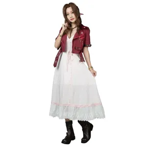 Crisis Core - Final Fantasy VII Aerith Gainsborough Cosplay Costume mp005508