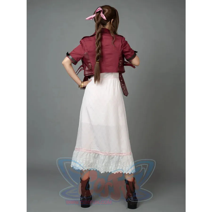 Crisis Core - Final Fantasy VII Aerith Gainsborough Cosplay Costume mp005508