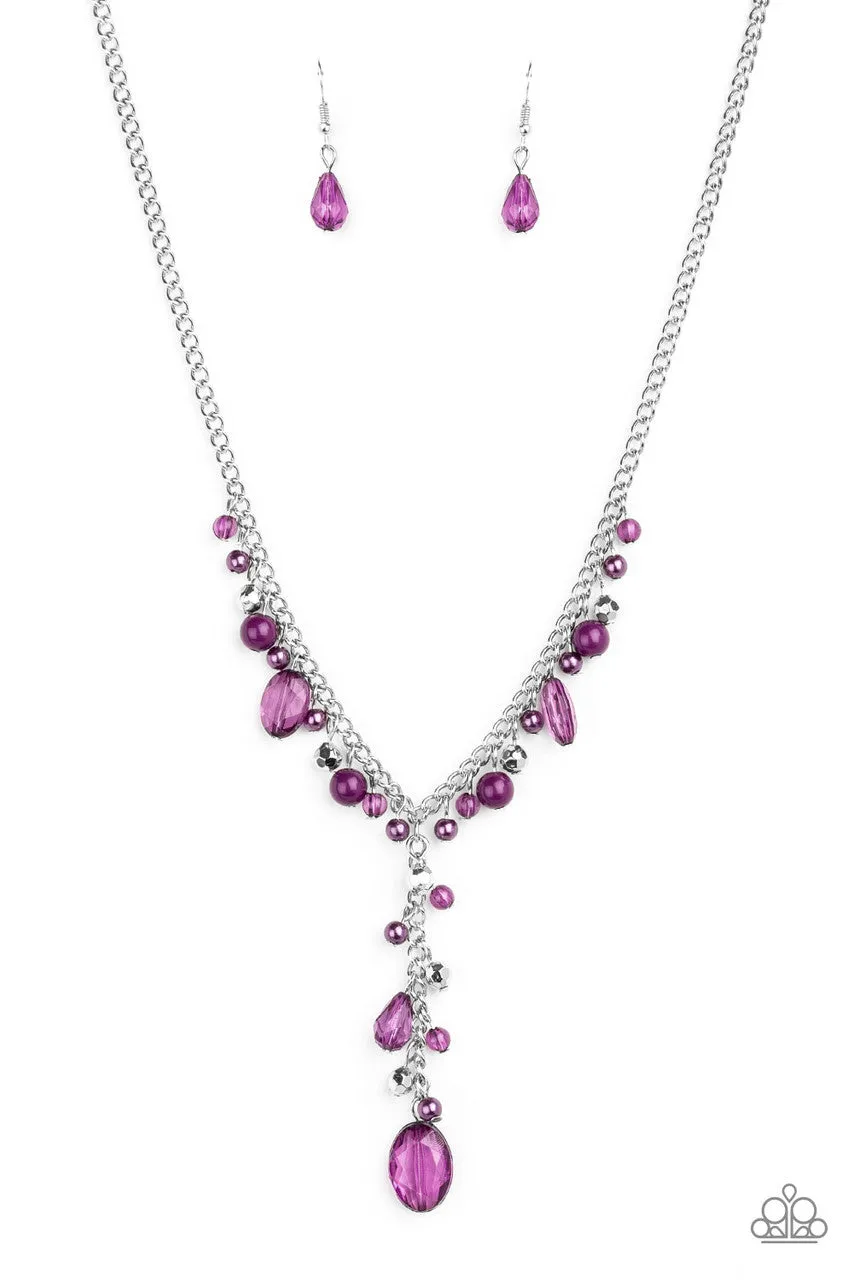 Crystal Couture Purple Paparazzi Necklace