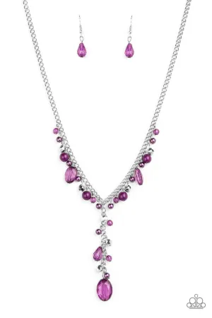 Crystal Couture Purple Paparazzi Necklace