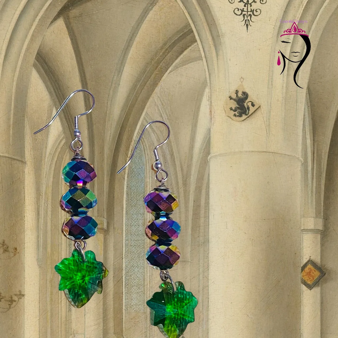 Crystal Drop Earrings  #15039