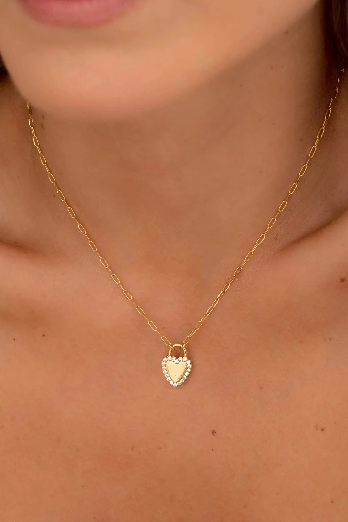 Crystal Heart Necklace   Earrings