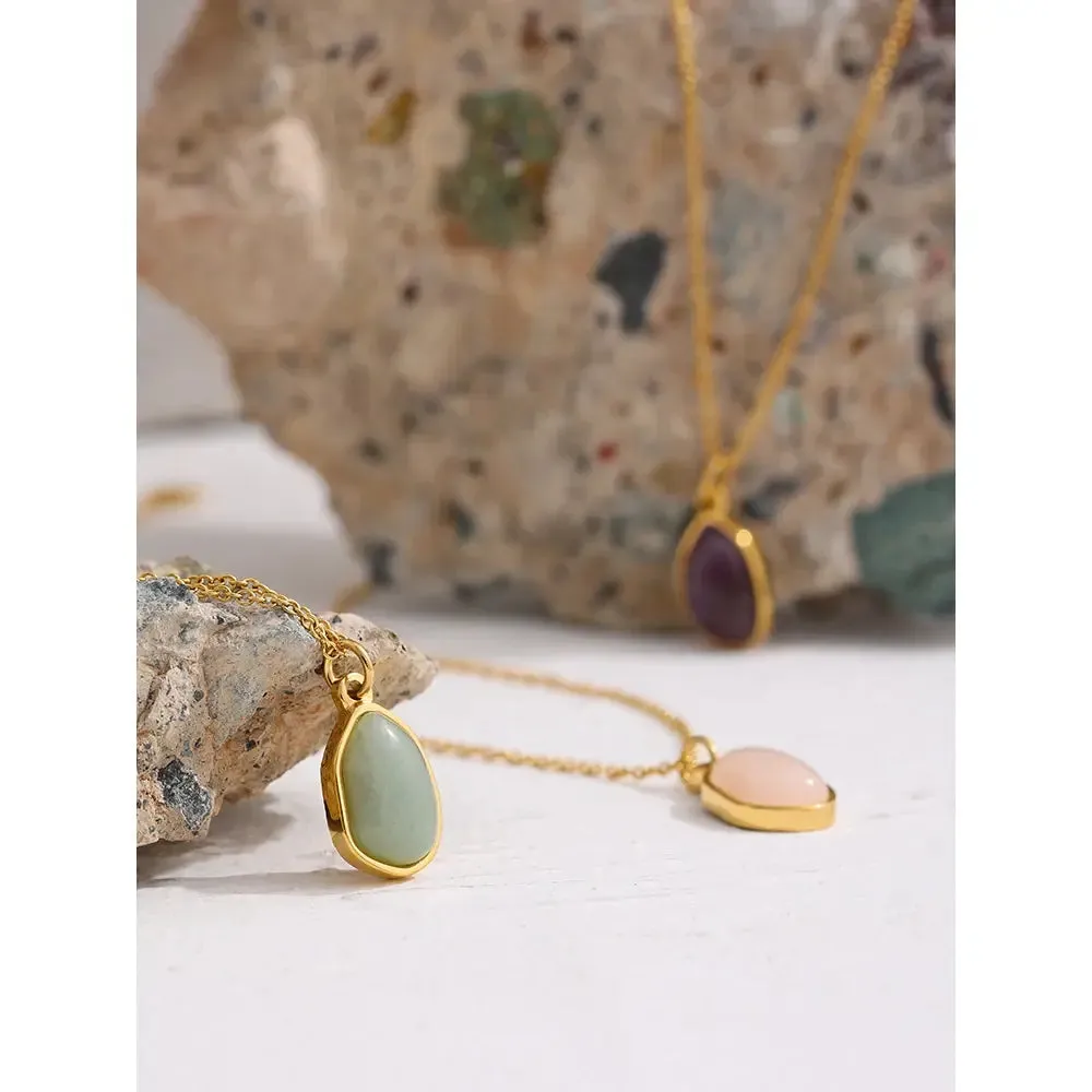 Crystal Natural Stone Necklace