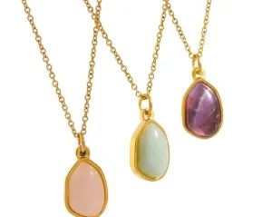 Crystal Natural Stone Necklace