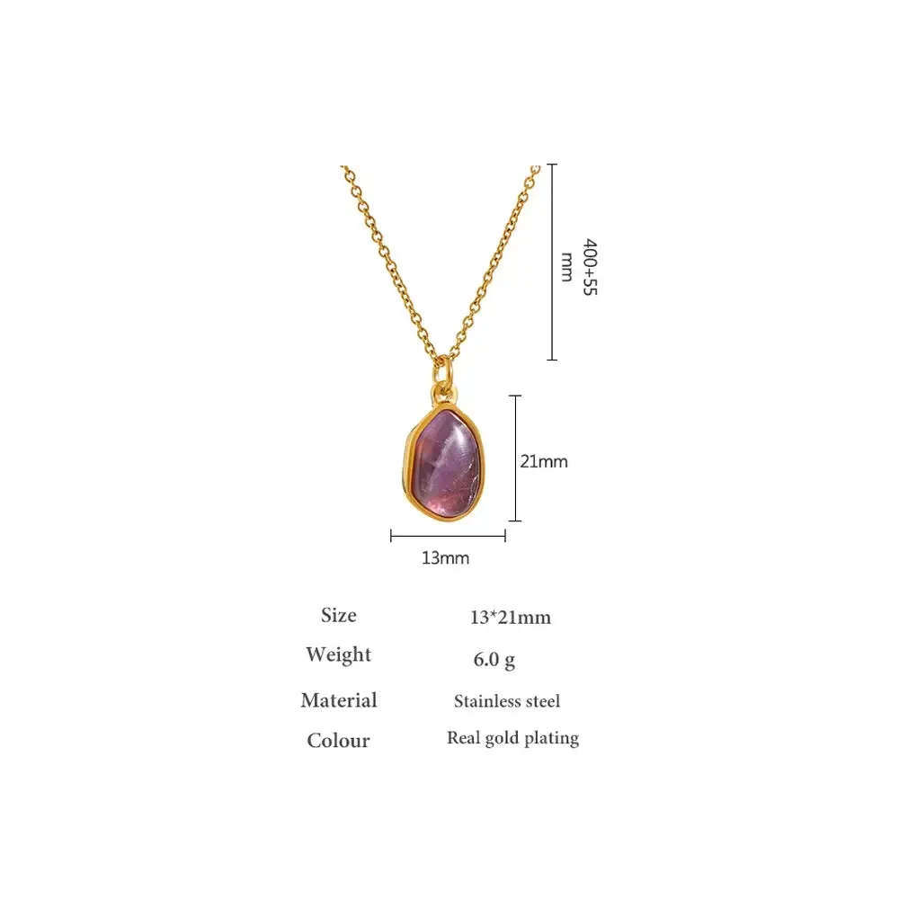 Crystal Natural Stone Necklace