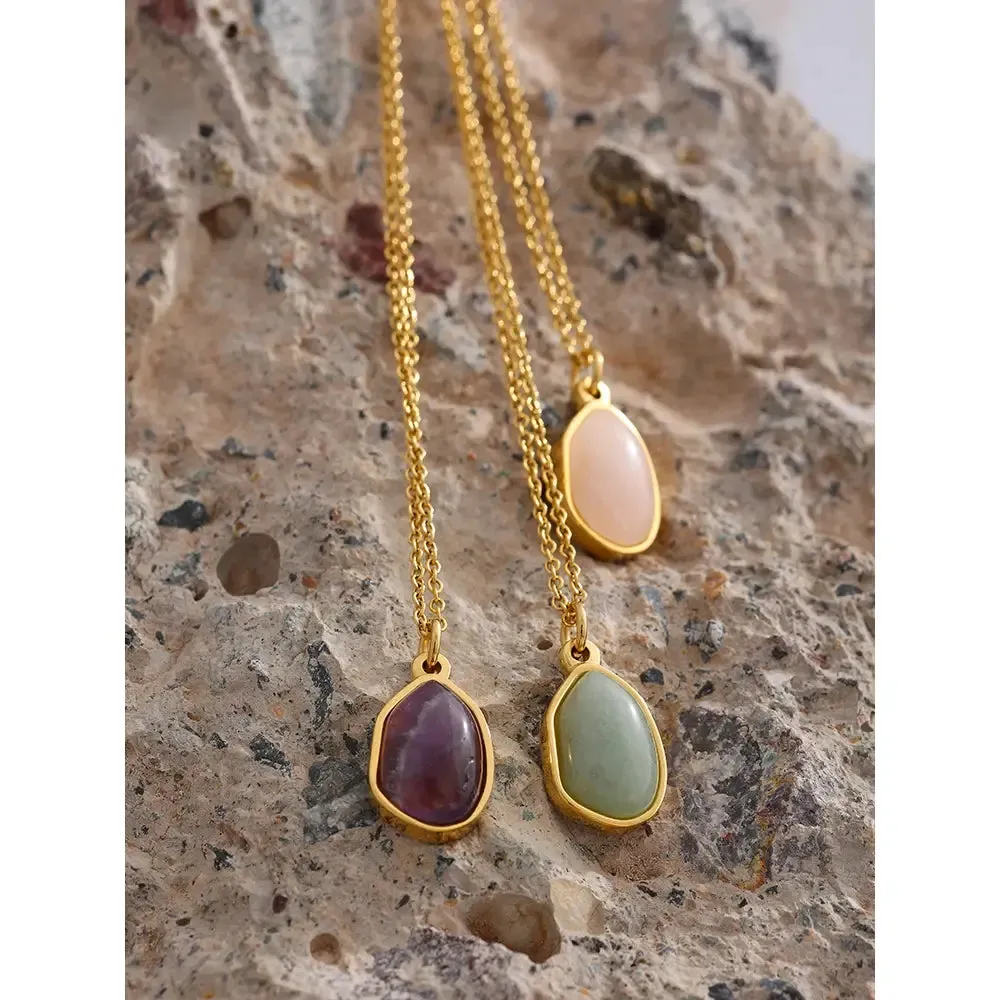 Crystal Natural Stone Necklace