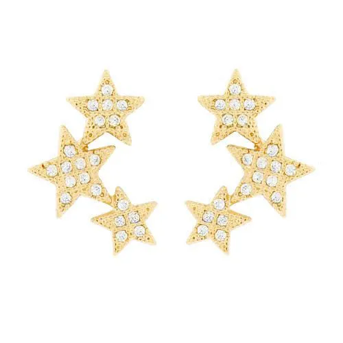 Crystal Star Ear Crawler Gold