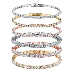 Cubic Zirconia Tennis Bracelets