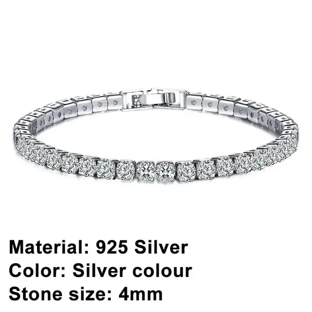 Cubic Zirconia Tennis Bracelets
