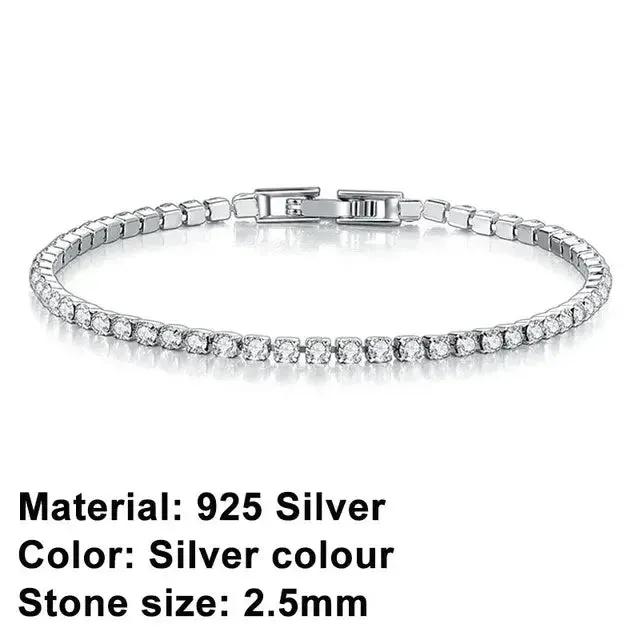 Cubic Zirconia Tennis Bracelets