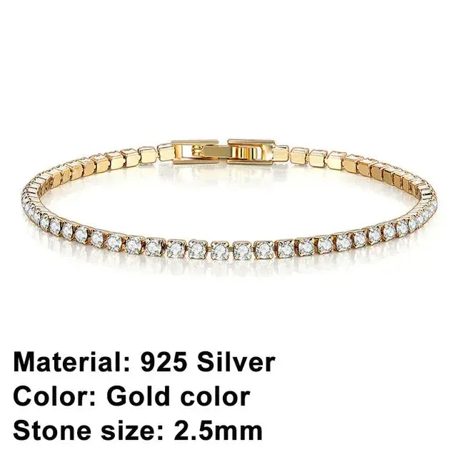 Cubic Zirconia Tennis Bracelets
