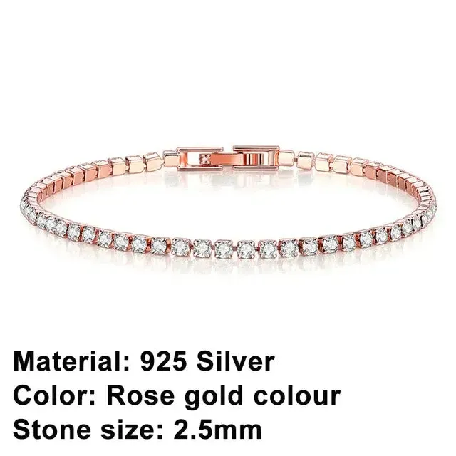 Cubic Zirconia Tennis Bracelets