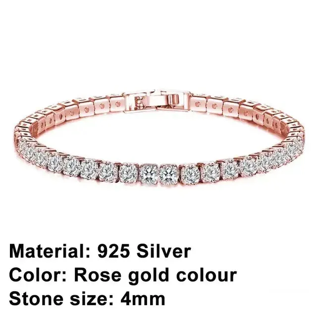 Cubic Zirconia Tennis Bracelets