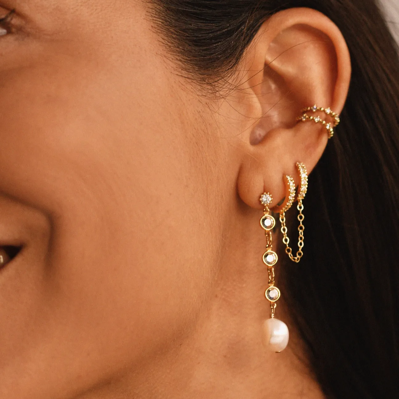 CZ Ear Cuff