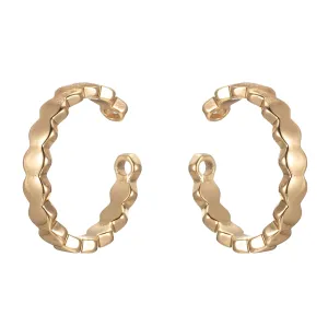 Dainty Gold Ear Cuff Earrings For Wholesale Jewelry Supplies Minimalist Cuffs Findings AI040