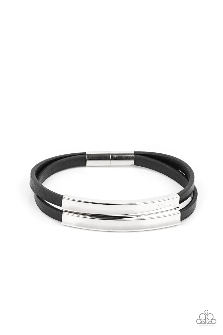 Dangerously Divine Black Paparazzi Bracelet