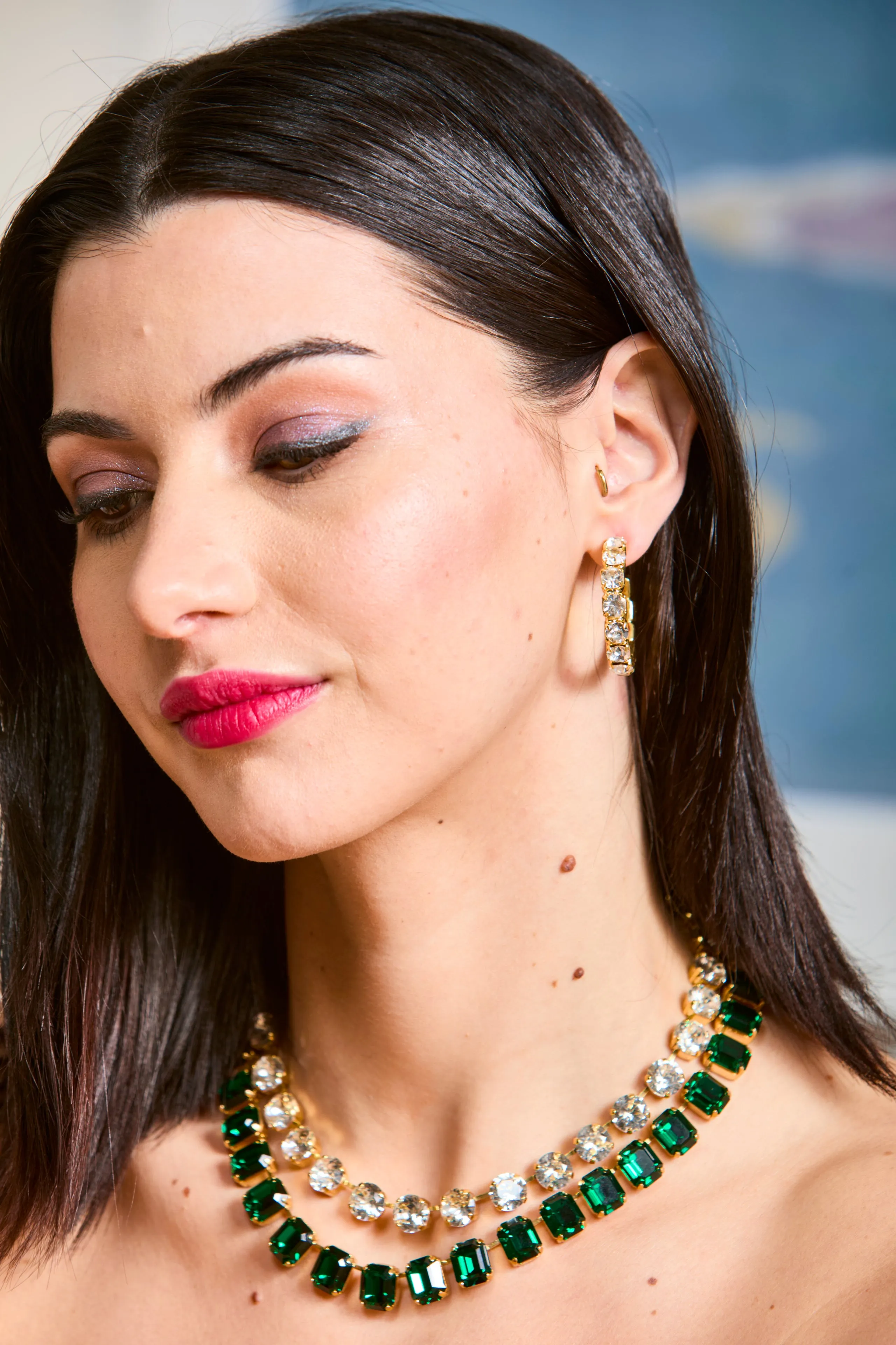 Diamond Crystal Riviera Necklace