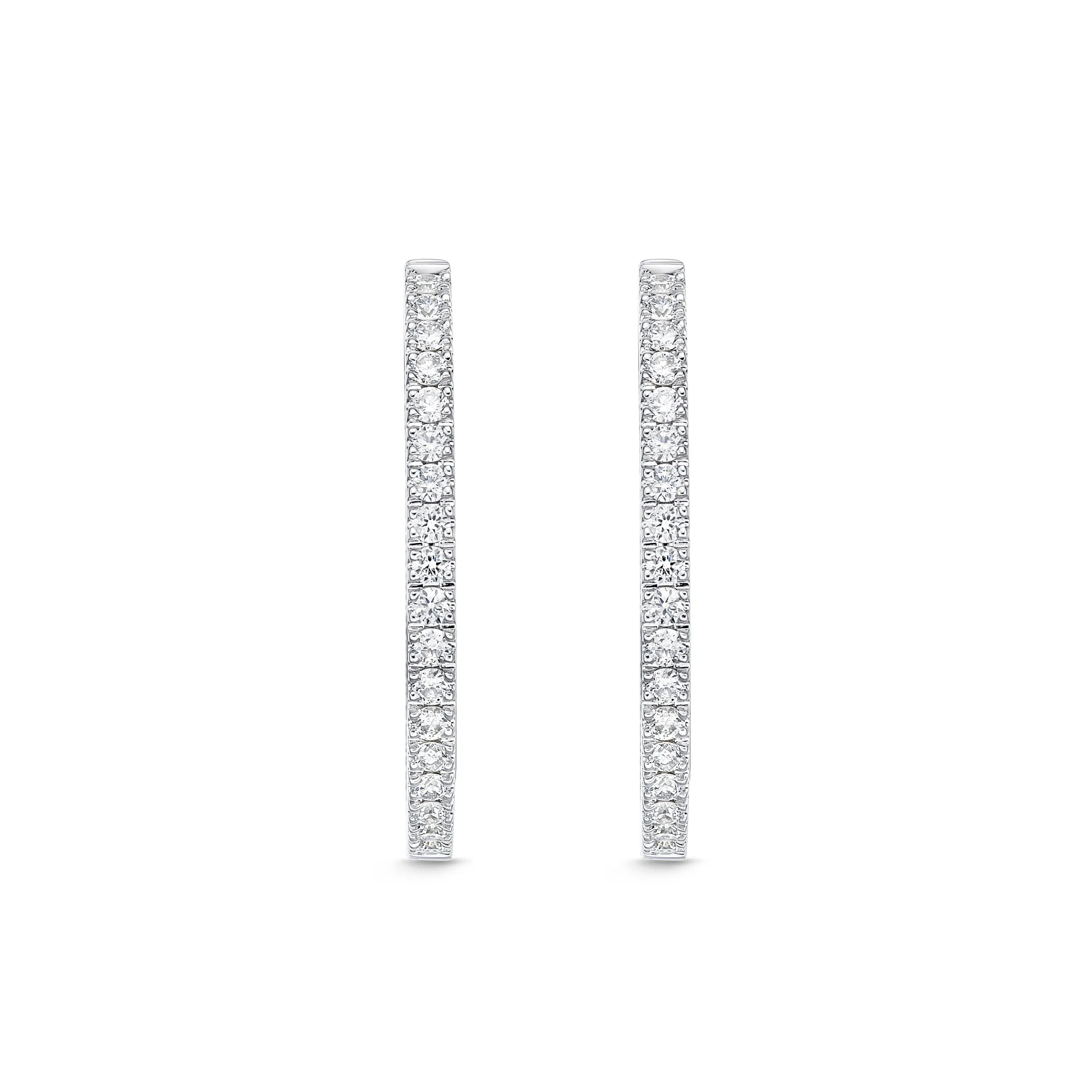 Diamond Huggie Hoops .50 Total Carat Weight