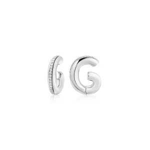 Diamond Pavé Curve Ear Clip