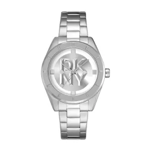 DKNY Chambers Midi Silver Stainless Steel Womens Watch