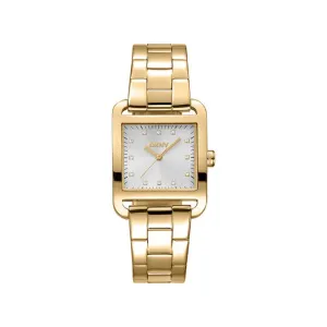 DNKY City Mini Womens Watch in Gold Stainless Steel