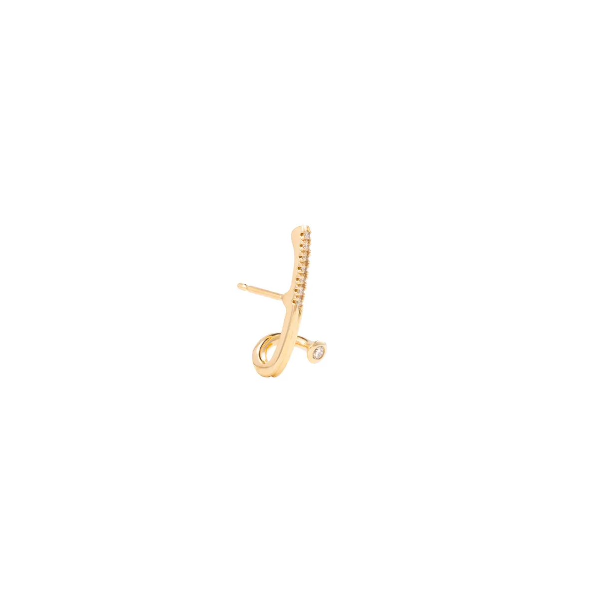 DROSERA Diamond Earring for Left ear