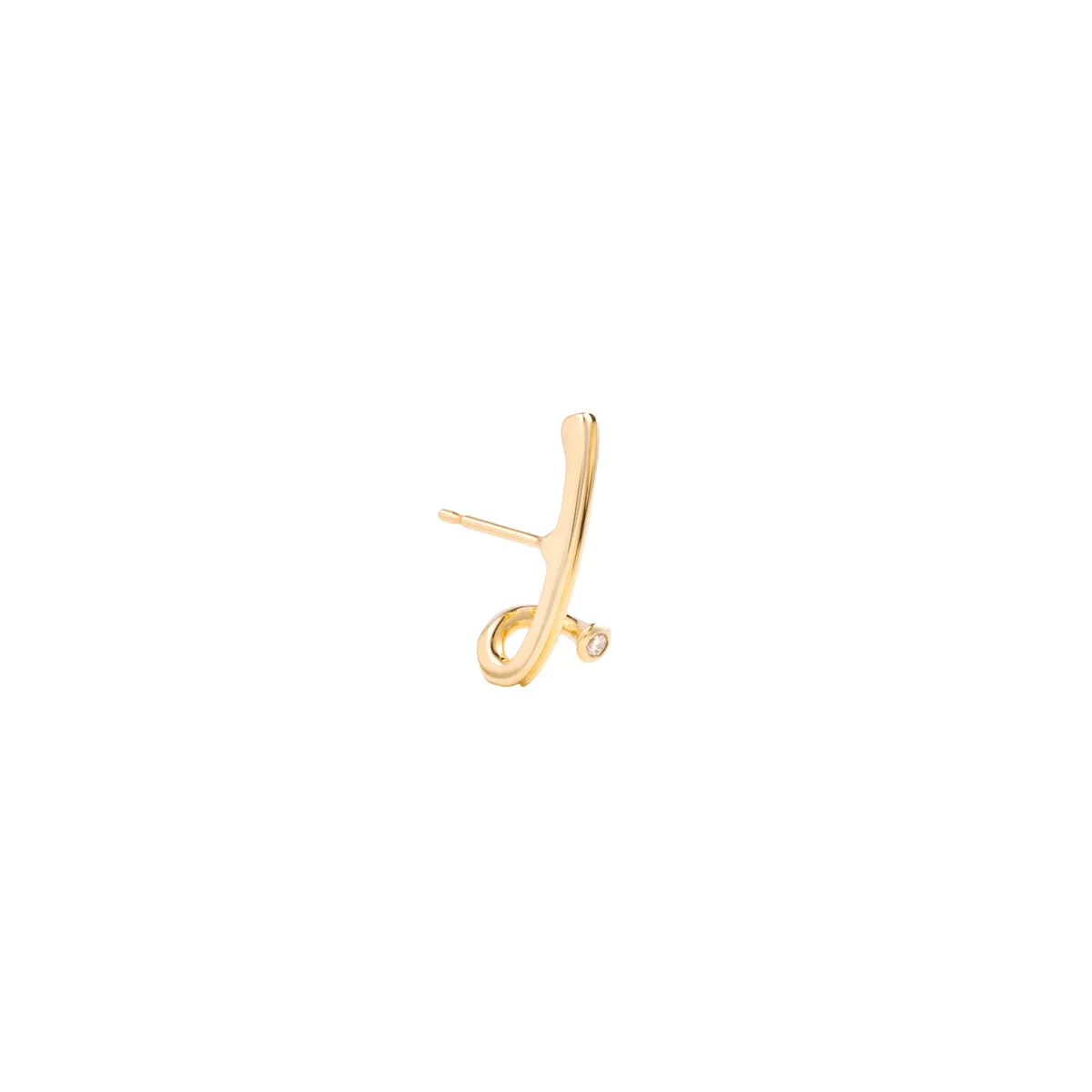DROSERA Diamond Earring for Left ear