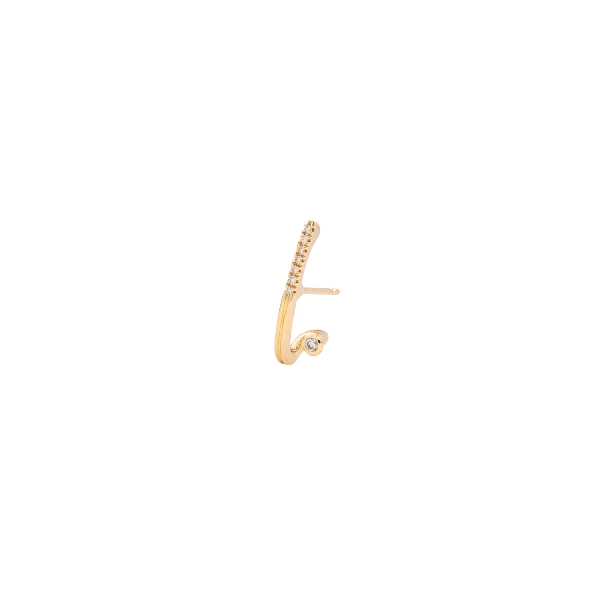 DROSERA Diamond Earring for Left ear