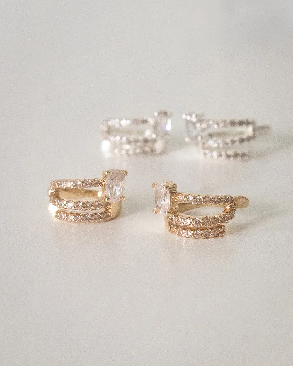 DYNASTY Ear Cuffs in Gold