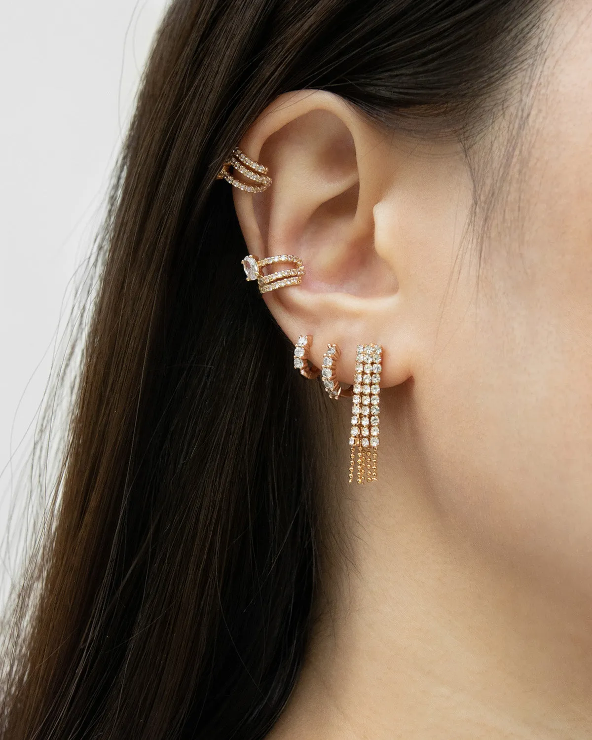 DYNASTY Ear Cuffs in Gold