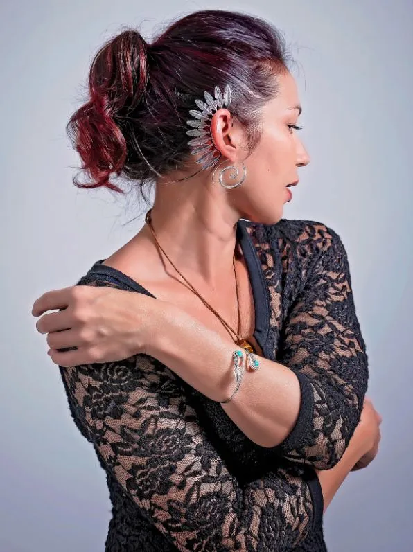 Eagle Wing Feather Ear Cuff