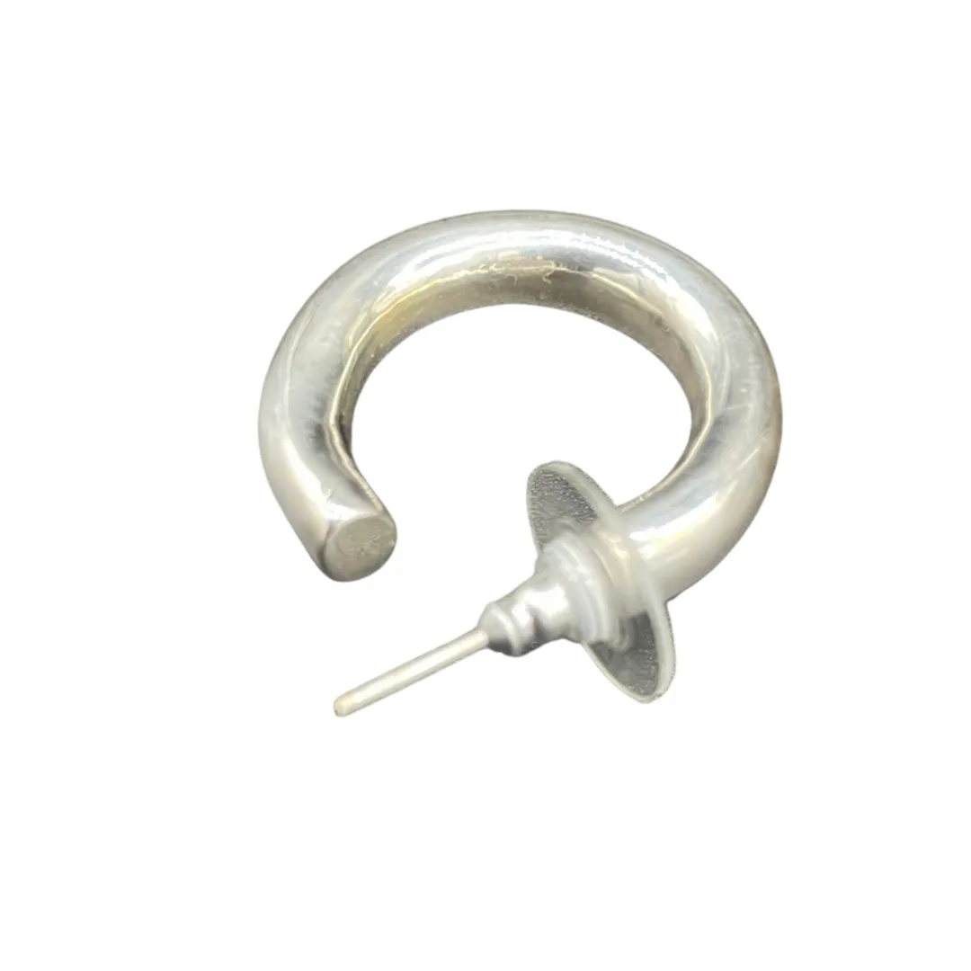 EALGA -SILVER HOOP EARRINGS 2 diameter