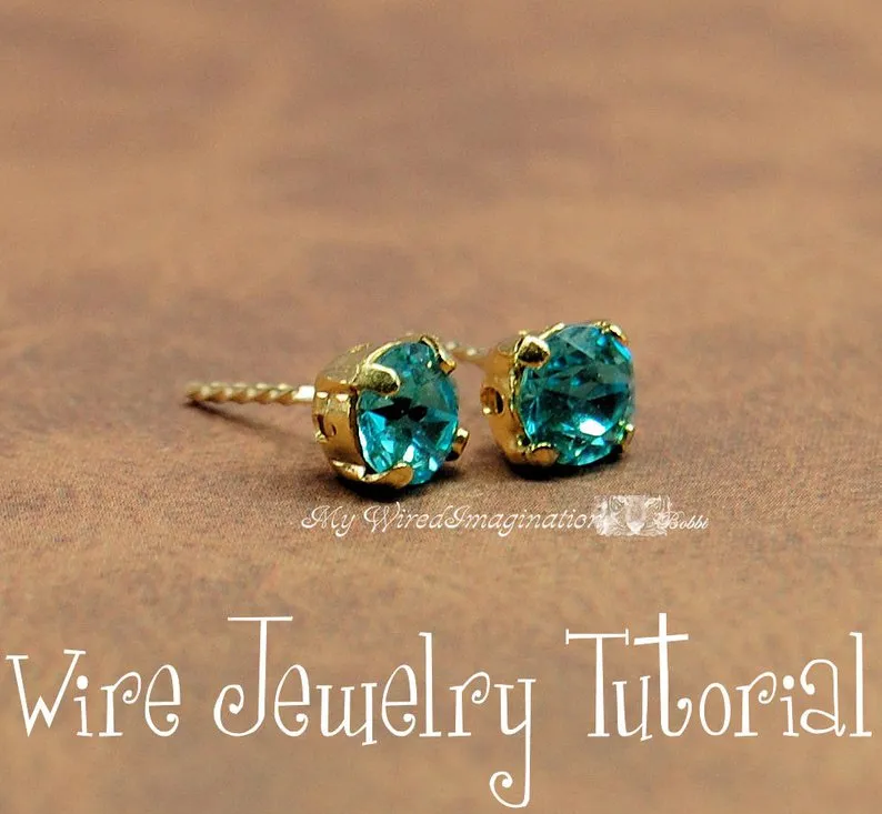 Earring Lovers Wire Jewelry Tutorial Special - Get 9 Earring Tutorials Save 45%