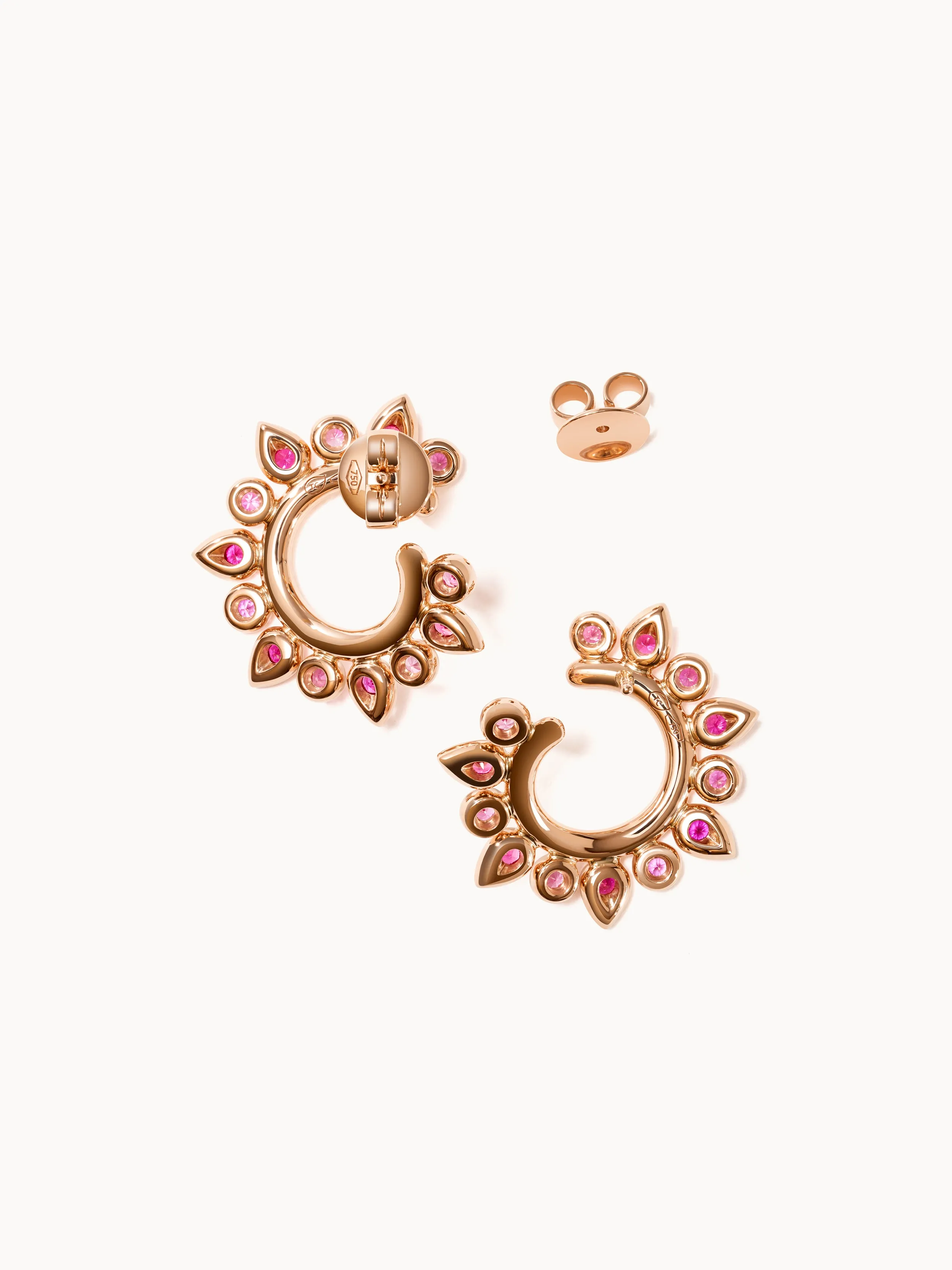 Earrings GYPSY Hoop Sun 'Blush' 'Blush'