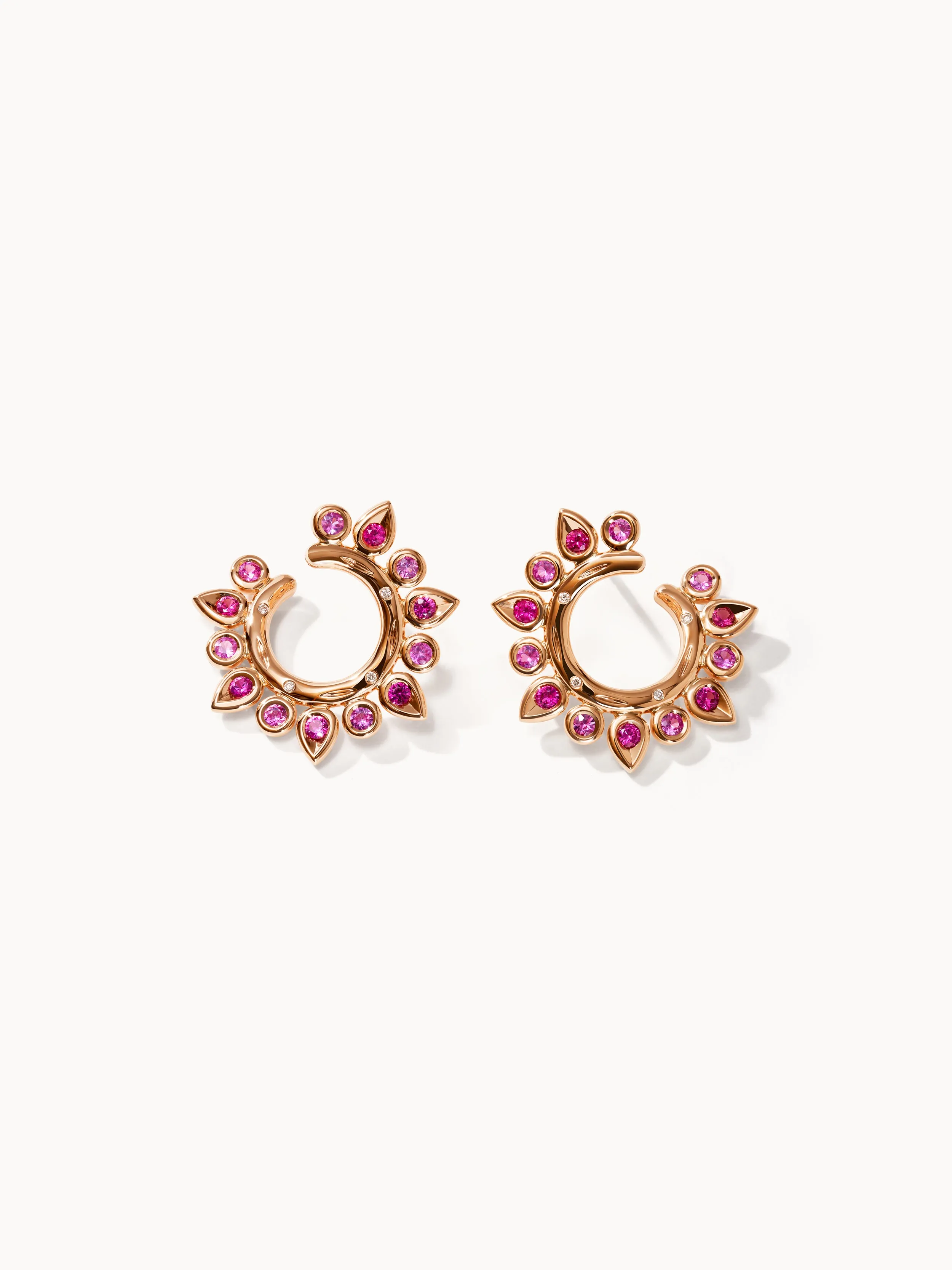 Earrings GYPSY Hoop Sun 'Blush' 'Blush'