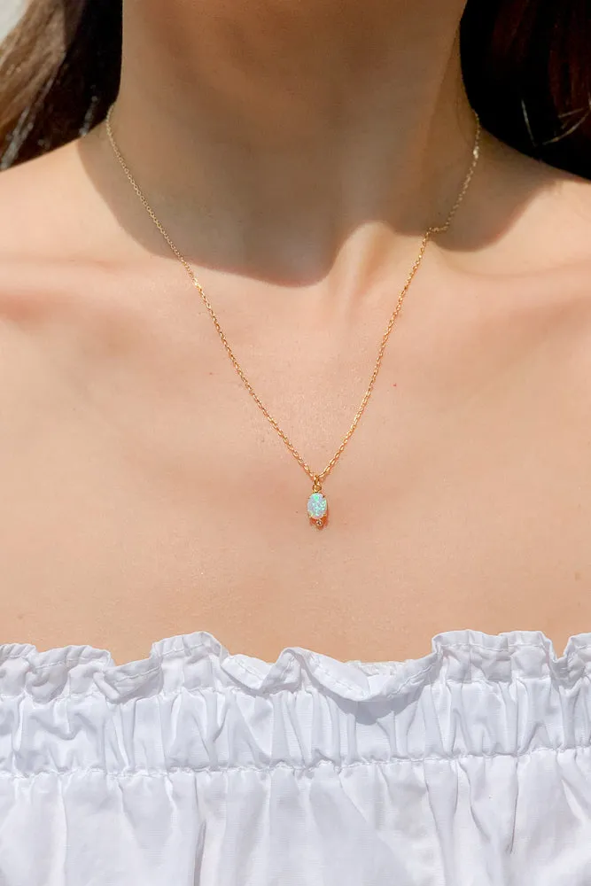Ember Opal Necklace