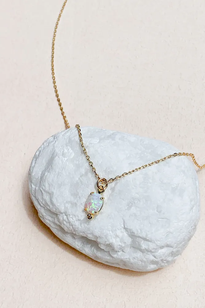 Ember Opal Necklace